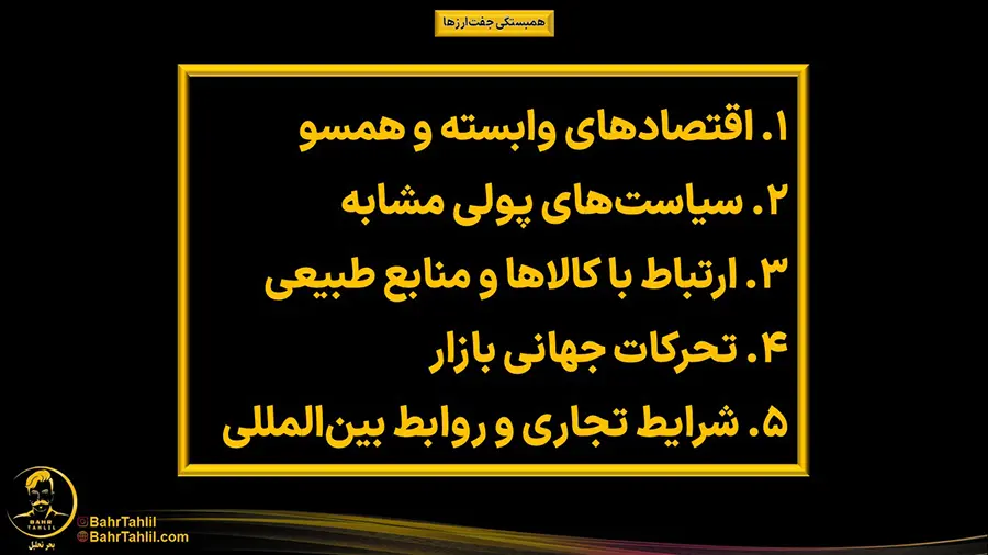 همبستگی جفتارزها در فارکس 2 دلایل اصلی همبستگی جفت ارزها