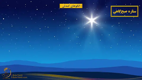تصویر الگوی ستاره صبح گاهی در تحلیل تکنیکال - دکتر محمد بحرینی