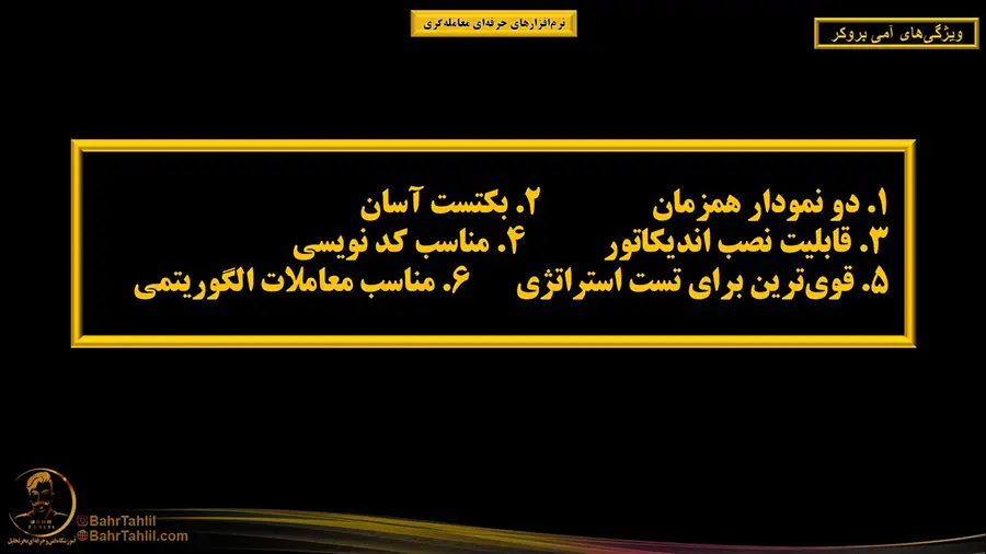 ویژگی های آمی بروکر