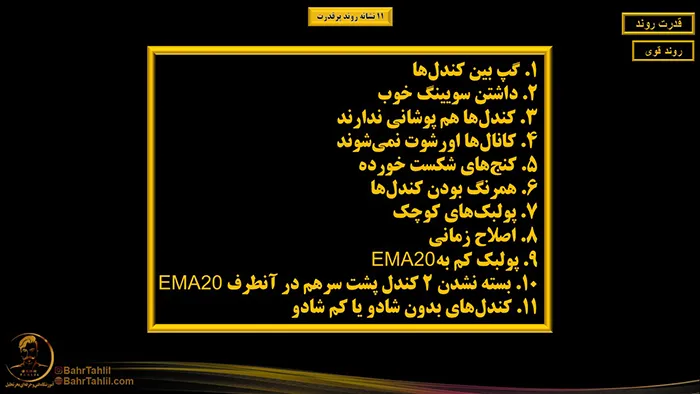 ۱۱نشانه روند قوی در پرایساکشن 6 ۱۱ نشانه روند پرقدرت در پرایس اکشن