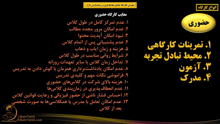 کارگاه جامع معاملهگری و روانشناسی بازار 9 کارگاه فارکس آموزش پرایس اکشن تحلیل تکنیکال - دکتر محمد بحرینی