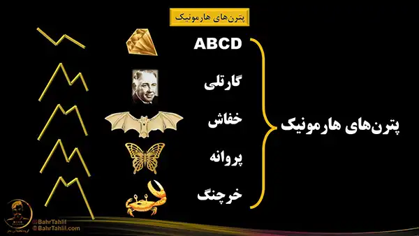 انواع الگوهای هارمونیک در تحلیل تکنیکال با دکتر محمد بحرینی